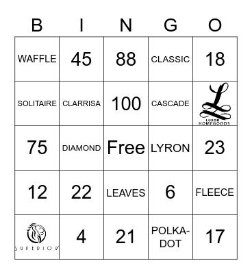 HOME CITY INC Bingo Card