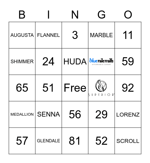 HOME CITY INC Bingo Card