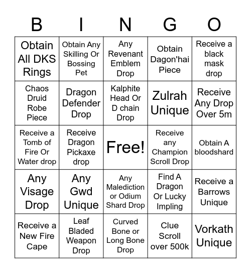 HypersPVM Bingo Card