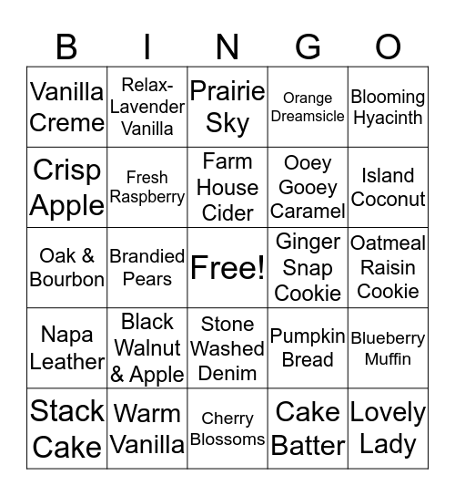 Pink Zebra  Bingo Card