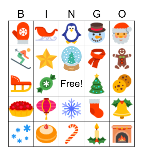 KQ Winter Party: Let it Glow 2022 Bingo Card
