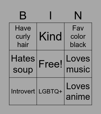 Katsuki's Bingo Card