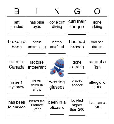 WHO CAN YOU FIND? Bingo Card