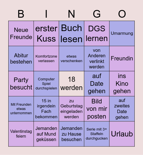 2023 Bingo Card