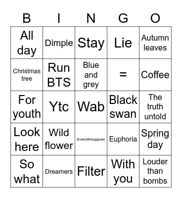 @goodboy_alien95 Bingo Card