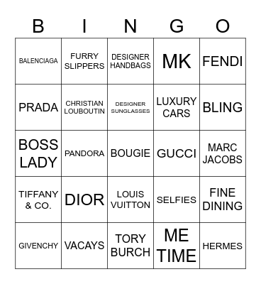 BOUGIE BINGO Card