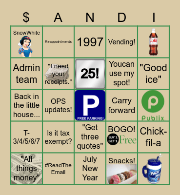 BOGO Bingo! Bingo Card