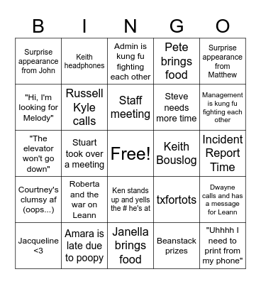 DPL Library Bingo Card