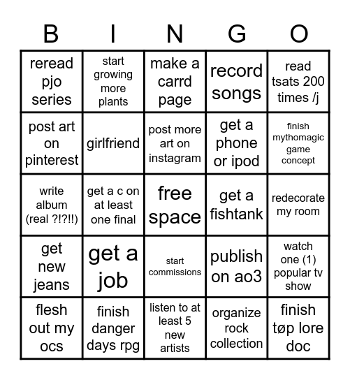 leos 2023 bingo Card