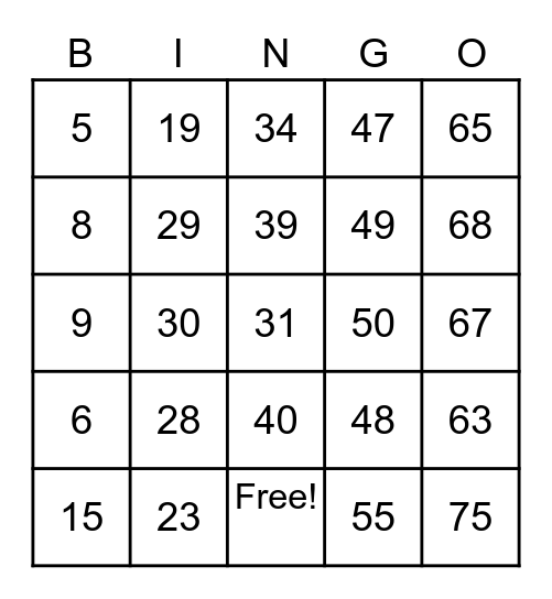 TO THE END OF 2022! Bingo Card