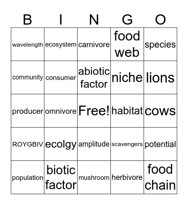 nina thomas Bingo Card