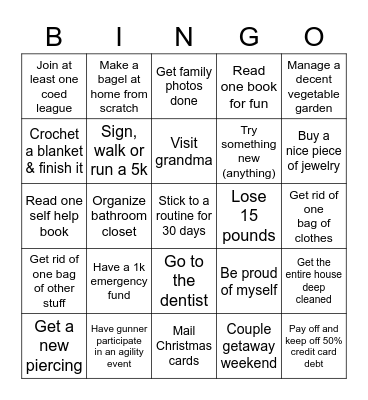 2023 BINGO Card