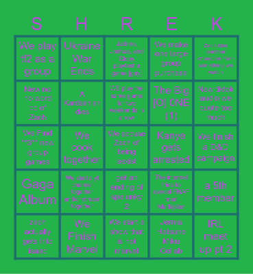 2023: Year of the Pah Tueeye Bingo Card