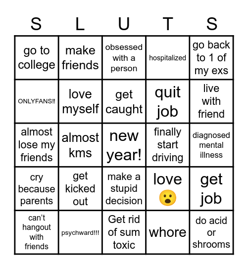 2023 Bingo Card