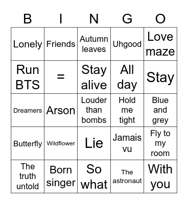 @goodboy_alien95 Bingo Card