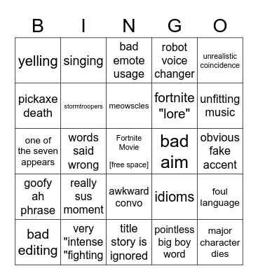 newscapepro bingo Card