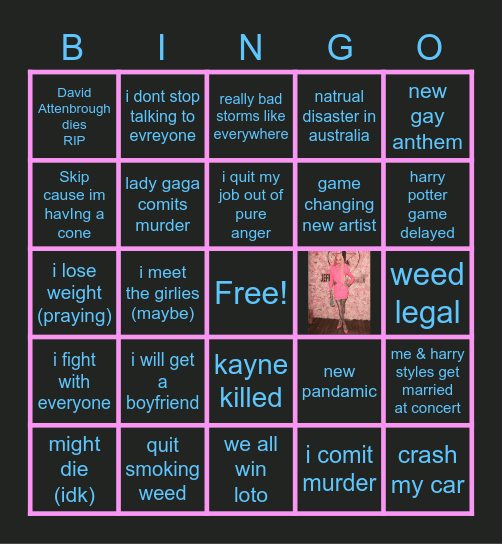 2023 so not hot Bingo Card