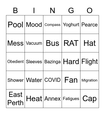 Bullshit Bingo Card