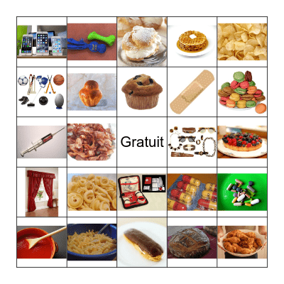 Les produits, Classe 2, 2023 Bingo Card