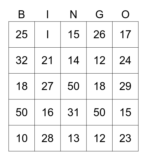 CA: BNOHONEYPOT5 Bingo Card