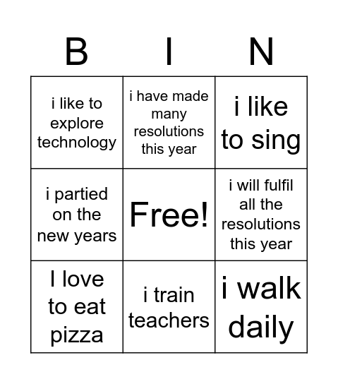 Bingo for Online Teaching Nov Bingo Card
