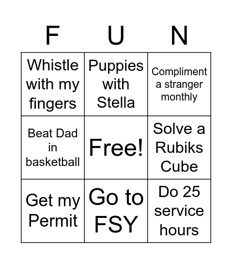 What Seek Ye In 2023 Bingo Card