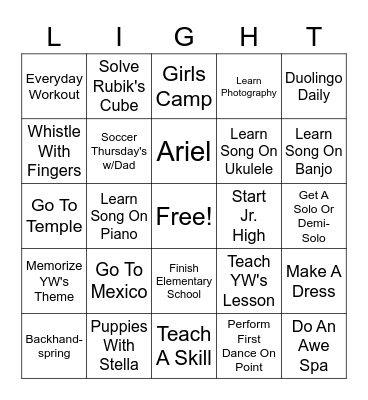 What Seek Ye In 2023? Bingo Card