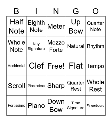 Review Bingo 2 Bingo Card