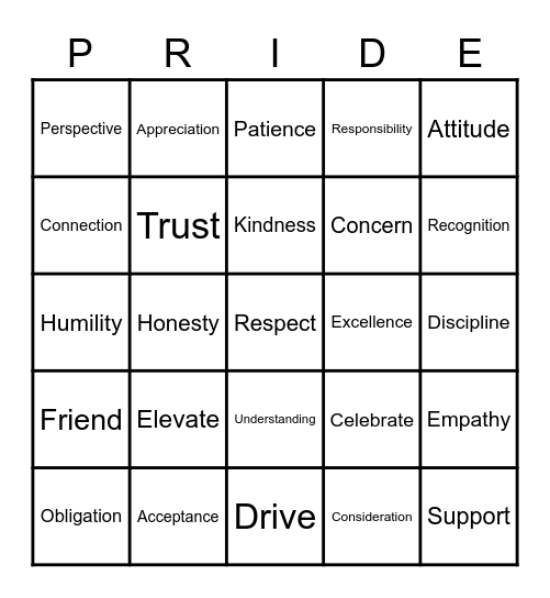 Q1 2023 GM Rally Bingo Card