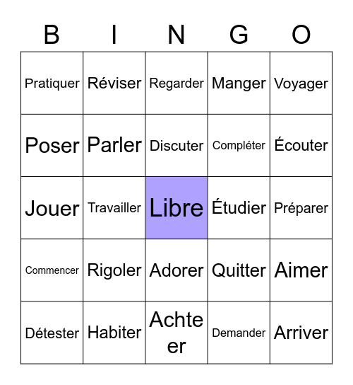 Untitled B Bingo Card