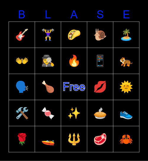 Blaseball Incineration Blingo Bingo Card