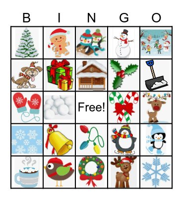 Winter Bingo Card