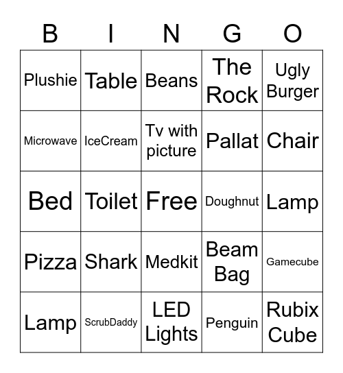3008 Bingo Card