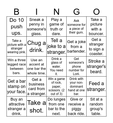 Rebound Parades Pearl! Bingo Card