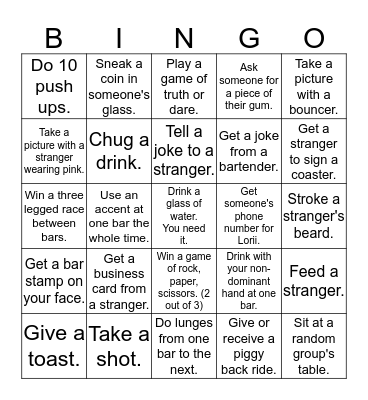 Rebound Parades Pearl! Bingo Card