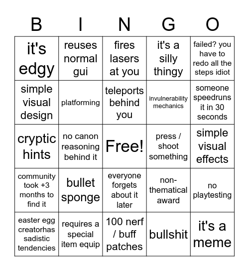 arsenal boss bingo Card