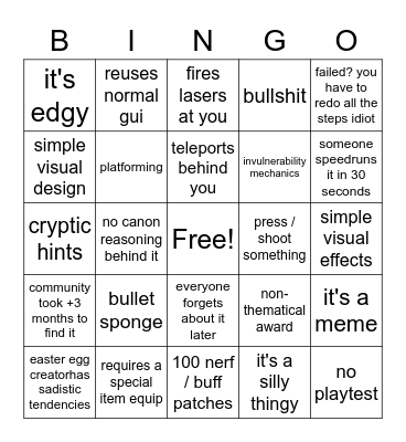 arsenal boss bingo Card