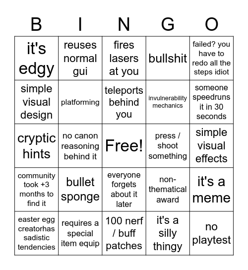 arsenal boss bingo Card