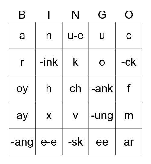 Sonday Level 30 Bingo Card