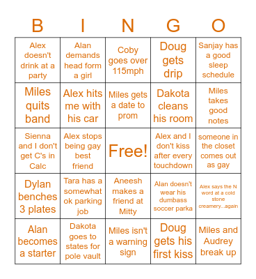 2023 Bingo Card