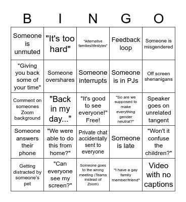 All Staff Training - 1/27/23 Bingo Card