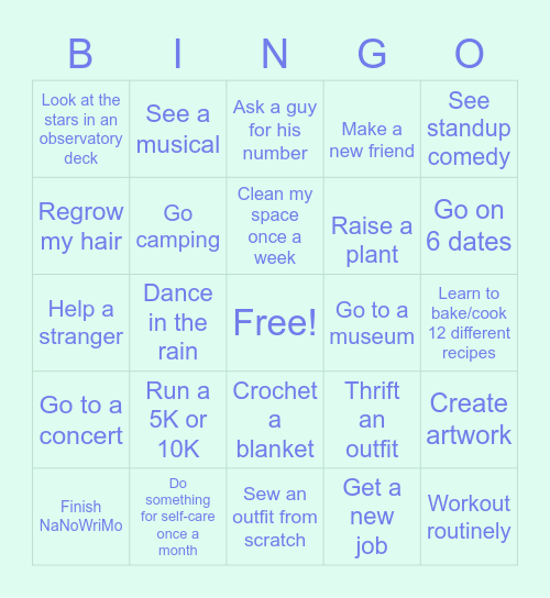 Betty Bingo Card