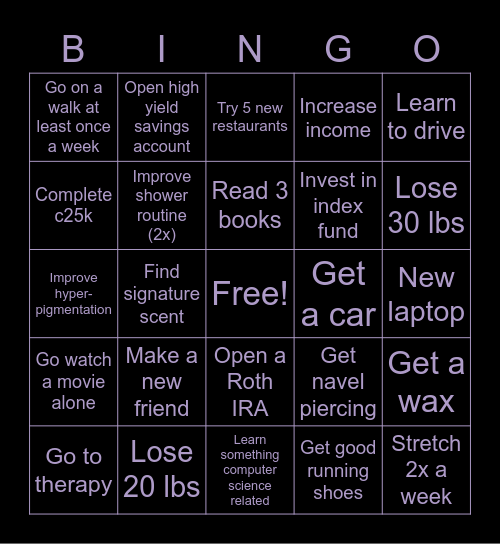 2023 BINGO Card