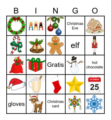 La Navidad Bingo Card