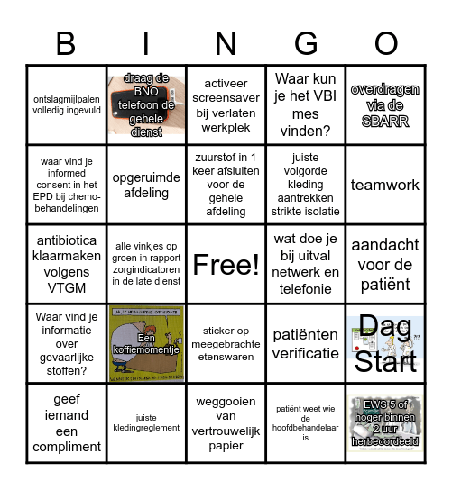 JCI Bingo Card