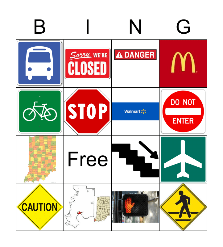 Community Words 1 Bingo Card