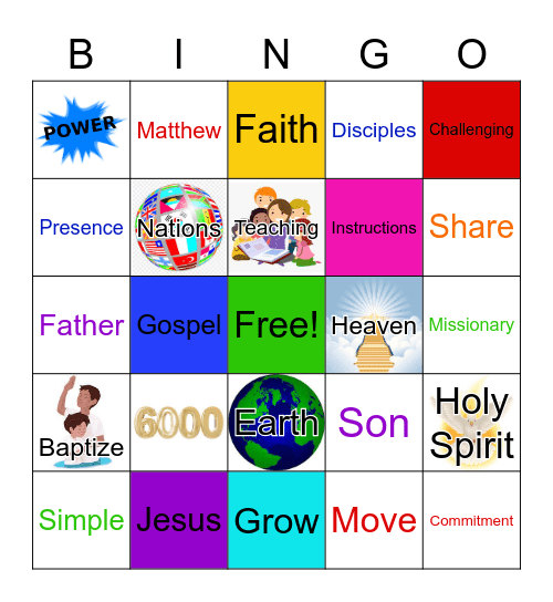 The 6000 Challenge Bingo Card