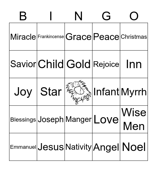 Christmas Bingo Card