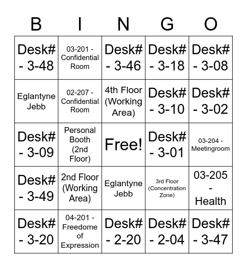 ReddBarna Bingo Card