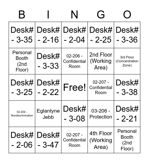 ReddBarna Bingo Card